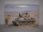 Takom 1:35 Scale Post WWII M1 Super Sherman Medium Tank Plastic Model Kit - 2206