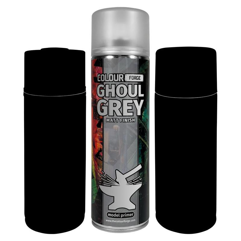 Colour Forge Ghoul Grey Matt Finish Model Primer 500ml Aerosol Rattle Spray Can