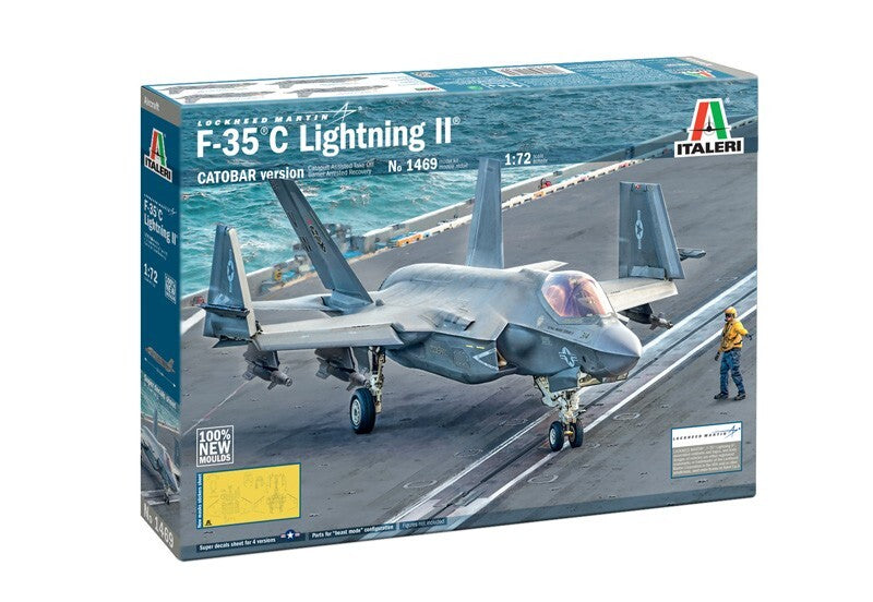 Italeri 1:72 Scale Lockheed Martin F-35C Lightning II ''CATOBAR Version'' - 1469