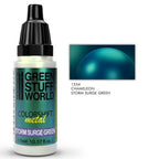 Green Stuff World Colorshift Chameleon Metal Paints Storm Surge Green 17ml 1554