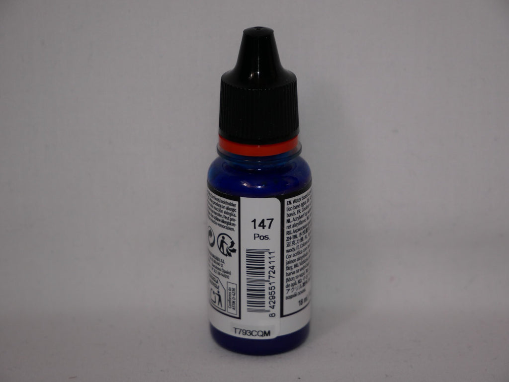 Vallejo Xpress Color Acrylics Mystic Blue 18ml/0.6 fl oz Dropper Bottle - 72.411