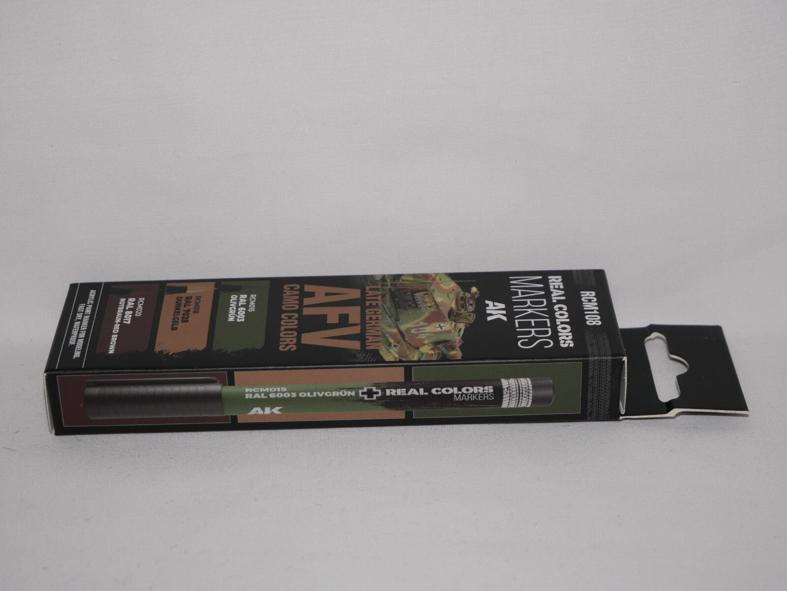 AK Interactive Real Color Markers Late German AFV Camo Colors 3 Piece Set RCM108