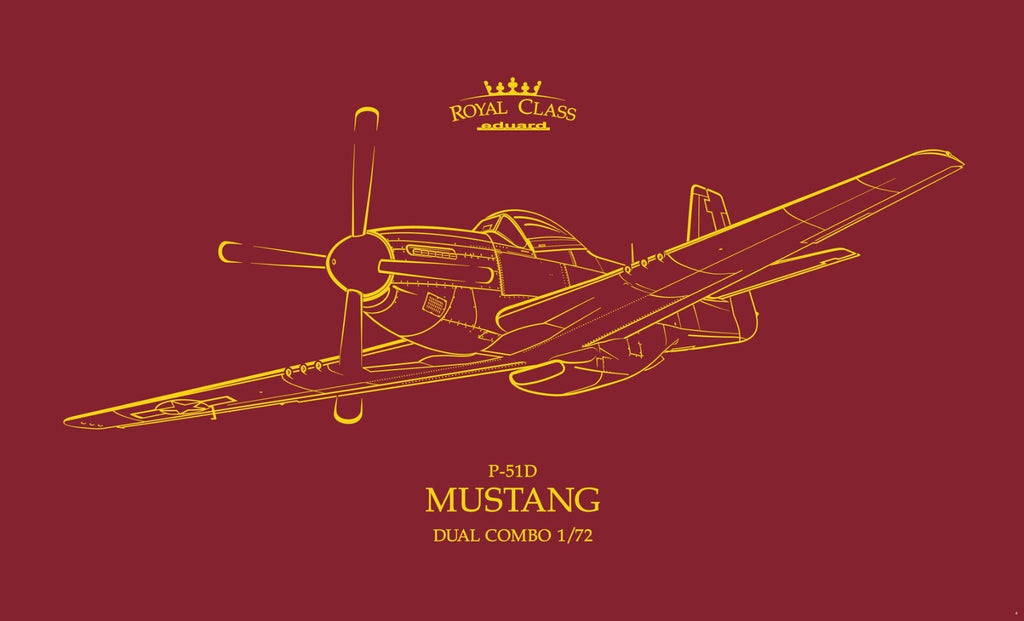 Eduard 1:72 Scale P-51D Mustang Dual Combo Set 'The Royal Class Edition' - R0021