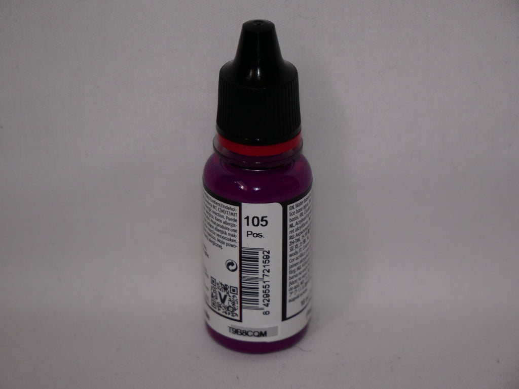 Vallejo Game Color Acrylic Range Fluorescent Violet 18ml Dropper Bottle - 72.159