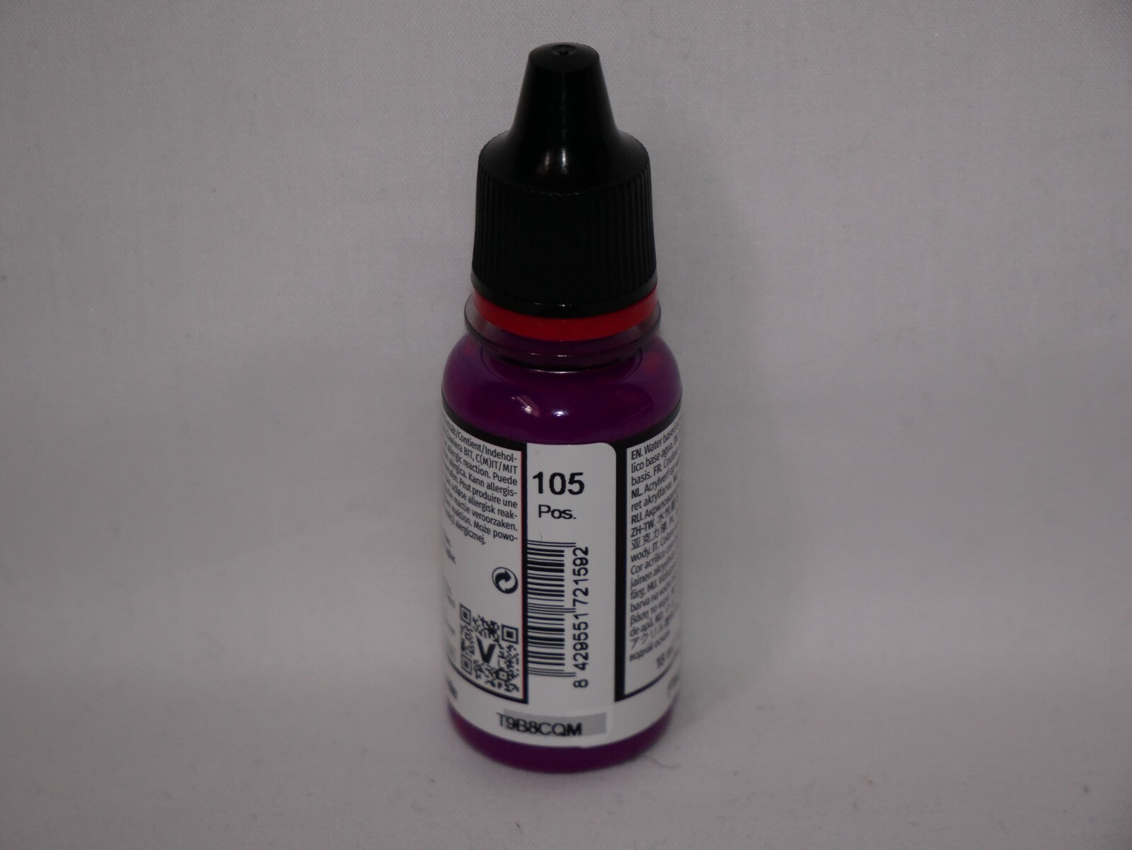 Vallejo Game Color Acrylic Range Fluorescent Violet 18ml Dropper Bottle - 72.159