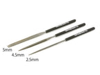 Tamiya Craft Tools Series 104 Smooth Double Cut Basic 3 Piece File Set  - 74104