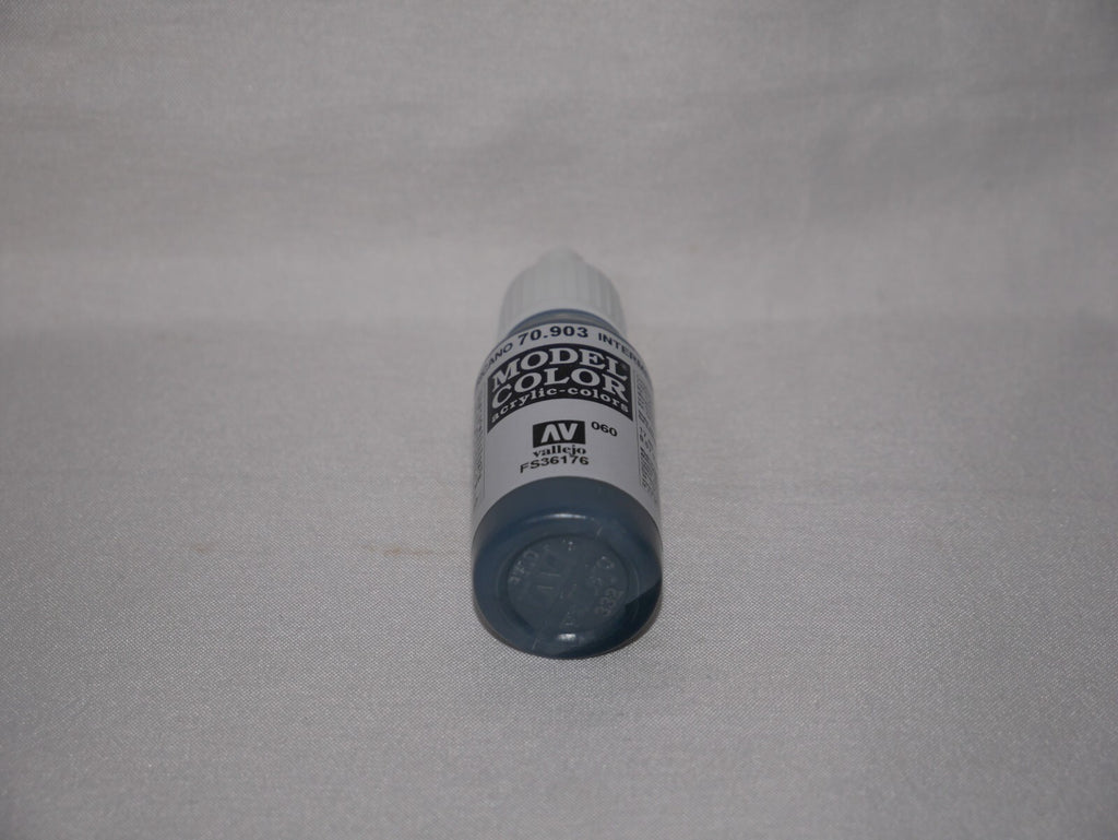 Vallejo Model Color Intermediate Blue Acrylic 17ml Dropper Bottle - 70.903