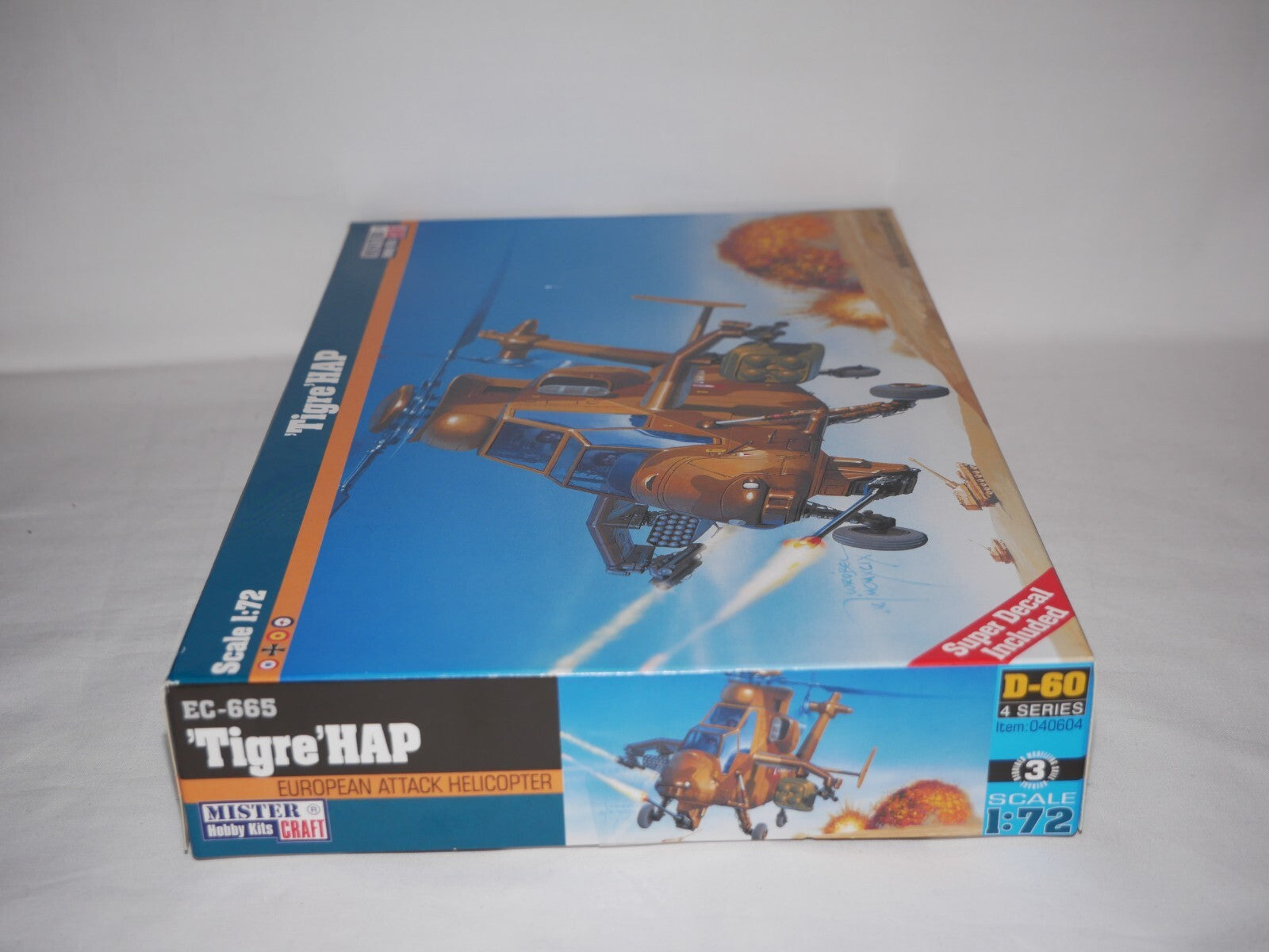 MisterCraft Hobby Kits 1:72 Scale (D-60) EC-665 'Tigre' Attack Helicopter 040604