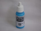 Vallejo Model Color Deep Sky Blue Acrylic 17ml/0.57 fl oz Dropper Bottle 70.844