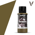 Vallejo Polyurethane Surface Primer Earth Green (Early) 60ml Bottle - 73.611