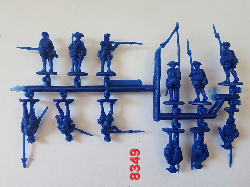 Hat Industrie 1:72 Scale American War Of Independence Hessian Musketeers - 8349