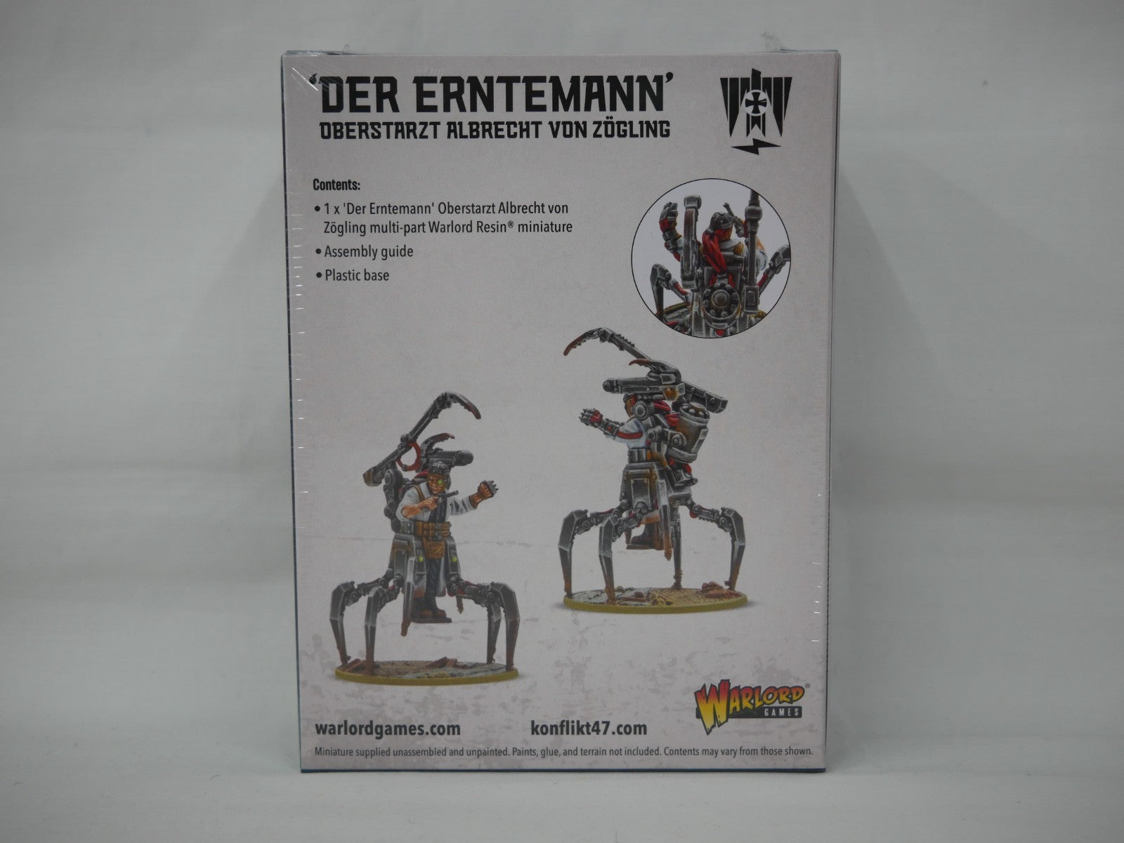 Warlord Games Konflikt 47 1:56 'Der Erntemann' Oberstarzt Albrecht von Zögling - 452410217