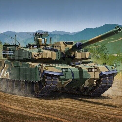 Academy Hobby Model 1:35 Scale R.O.K Army K2 Black Panther Skill Level 4 - 13511