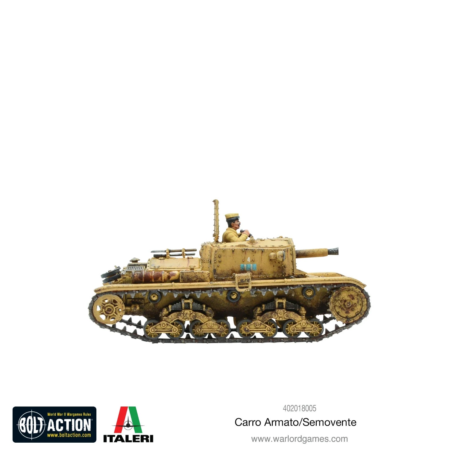 Warlord Games Bolt Action 1:56 WW2 Carro Armato/Semovente Medium Tank - 402018005