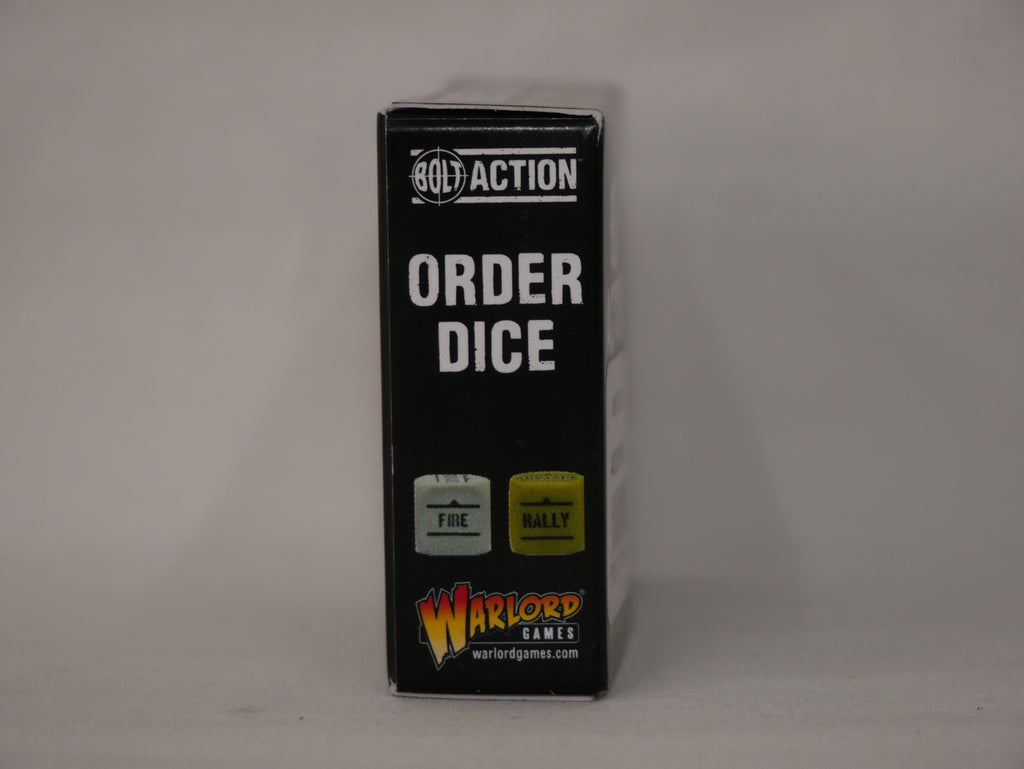 Warlord Games Bolt Action 1:56 Scale 12x White Coloured Order Dice - (402616012)