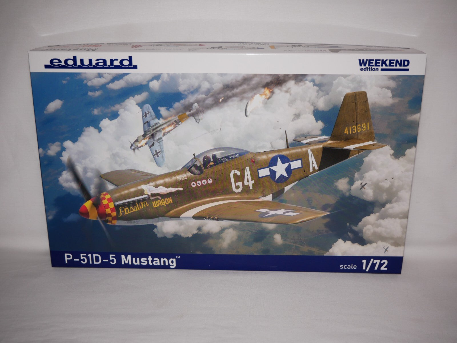 Eduard 1:72 Scale North American P-51D-5 Mustang Weekend Edition Model Kit 7476