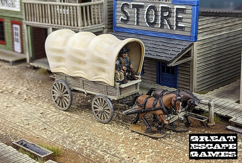 Great Escape Games Dead Mans Hand 28mm Scale General Purpose Wagon - DMHP003