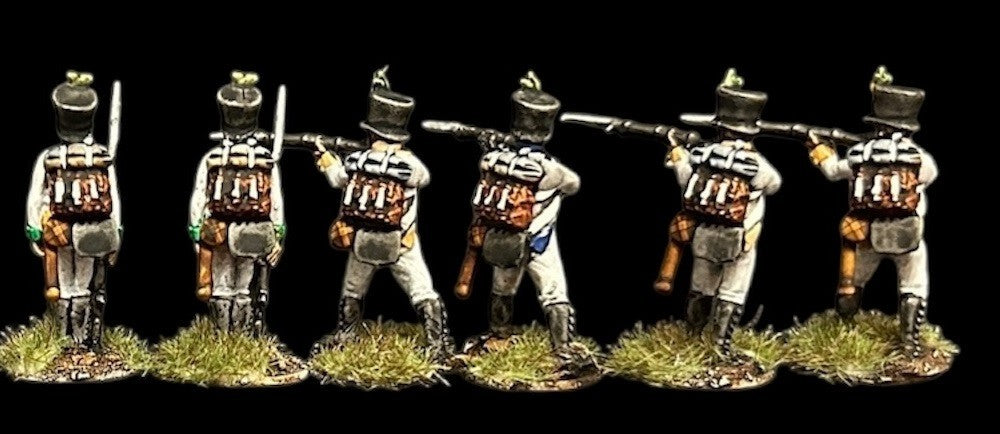 Hat Industrie 1:72 Scale Napoleonic Austrians Infantry (Firing) Figures - 8165