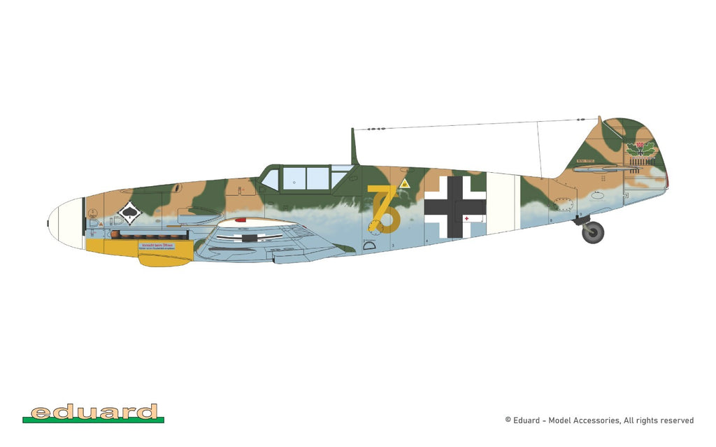 Eduard 1:48 Scale WWII Messerschmitt Bf 109G-4 Weekend Edition Model Kit - 84203