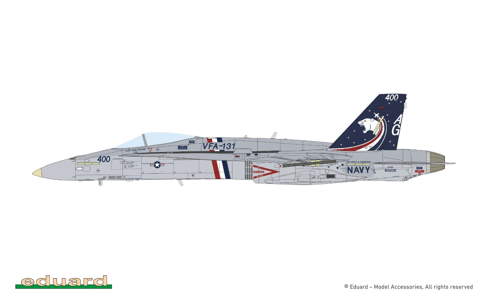 Eduard 1:48 Scale McDonnell Douglas F/A-18C Hornet Legacy Limited Edition 11195