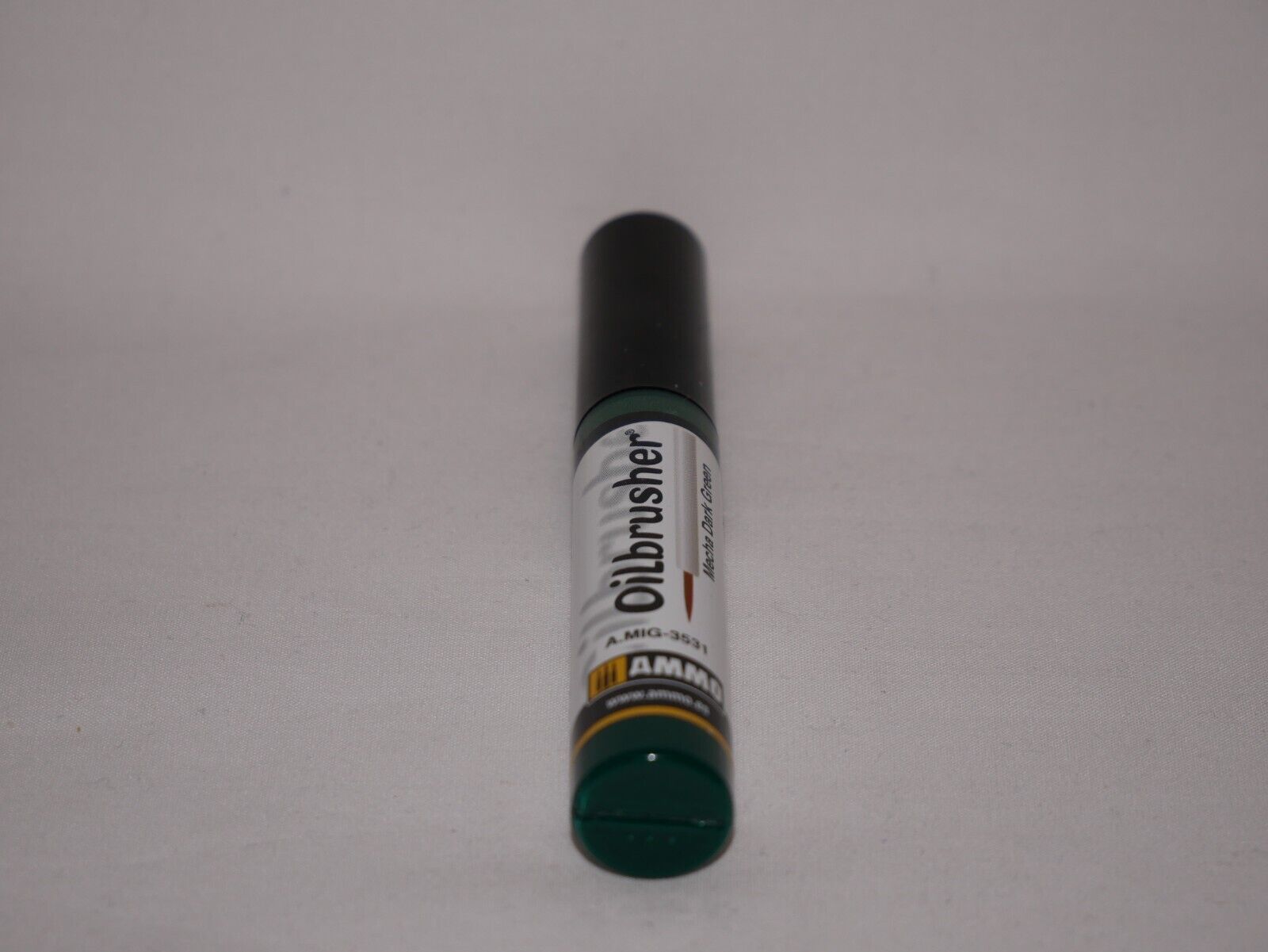 Ammo By Mig Jimenez Mecha Dark Green Oilbrusher Fine Brush Applicator A.MIG-3531