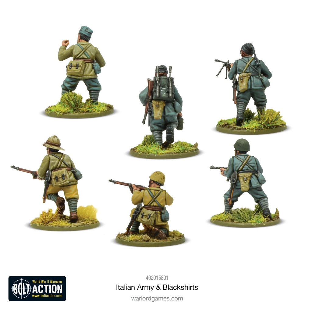 Warlord Games Bolt Action 1:56 Scale WWII Italian Army & Blackshirts - 402015801