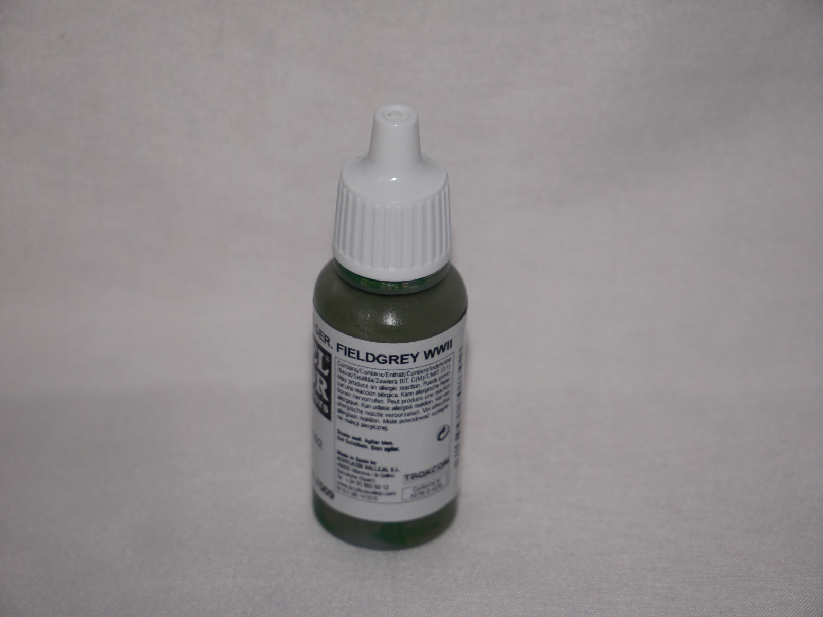 Vallejo Model Color WWII German Fieldgrey Acrylic 17ml Dropper Bottle - 70.830