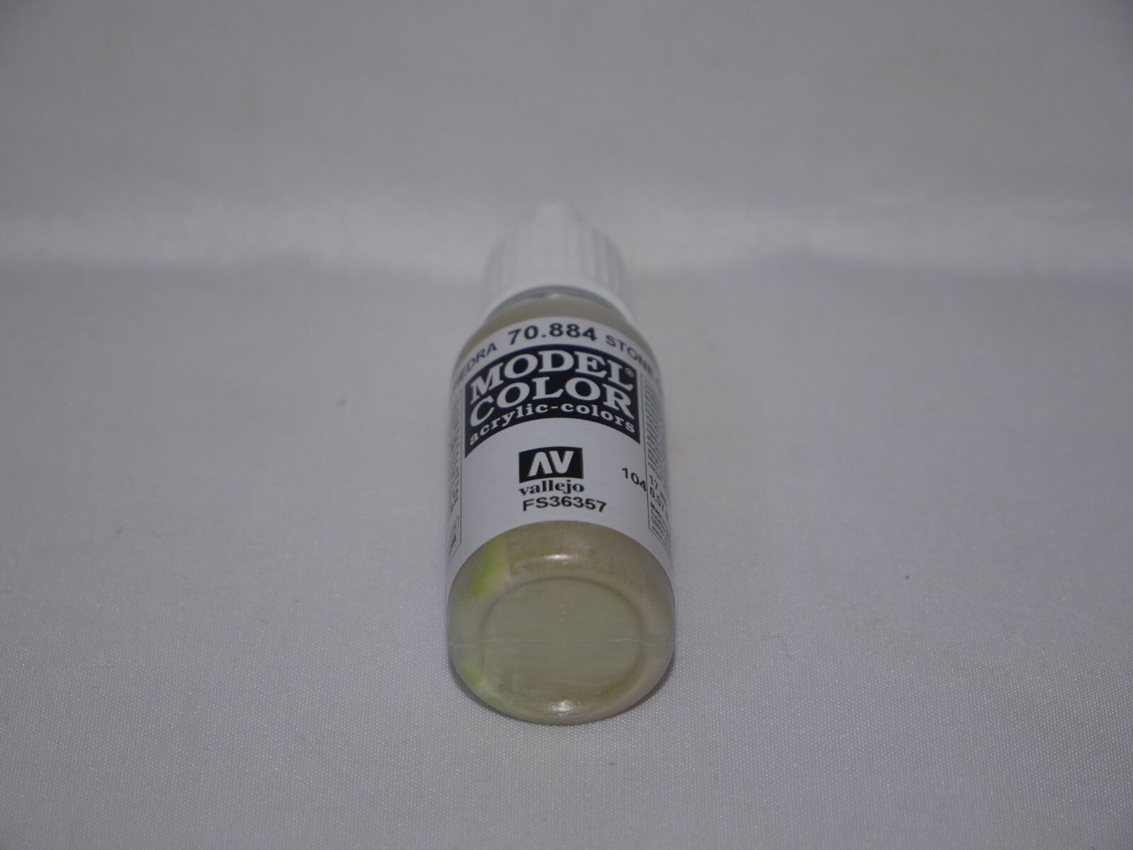 Vallejo Model Color Stone Grey Acrylic 17ml/0.57 fl oz Dropper Bottle - 70.884