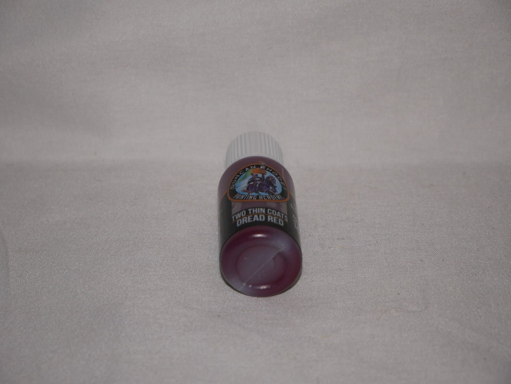 Duncan Rhodes Painting Academy 'Two Thin Coats' Dread Red 15ml Bottle - 10064