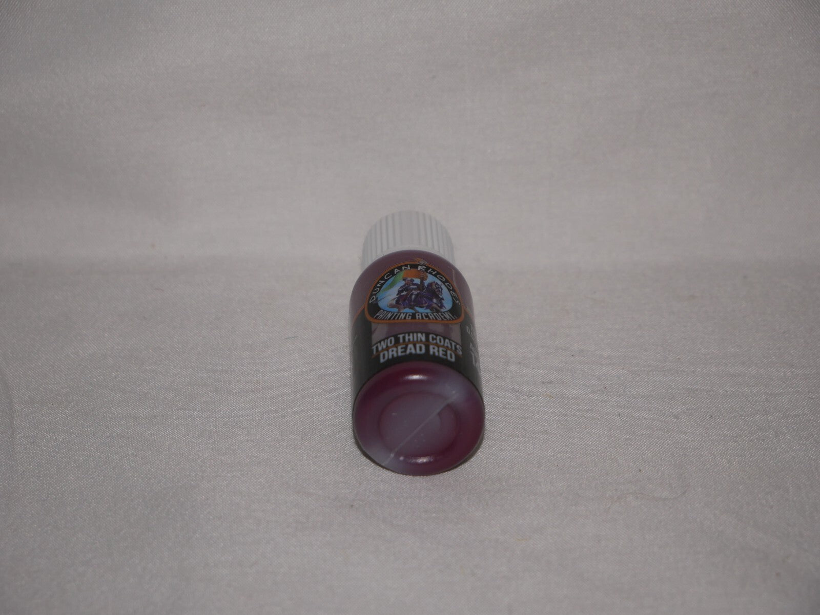 Duncan Rhodes Painting Academy 'Two Thin Coats' Dread Red 15ml Bottle - 10064