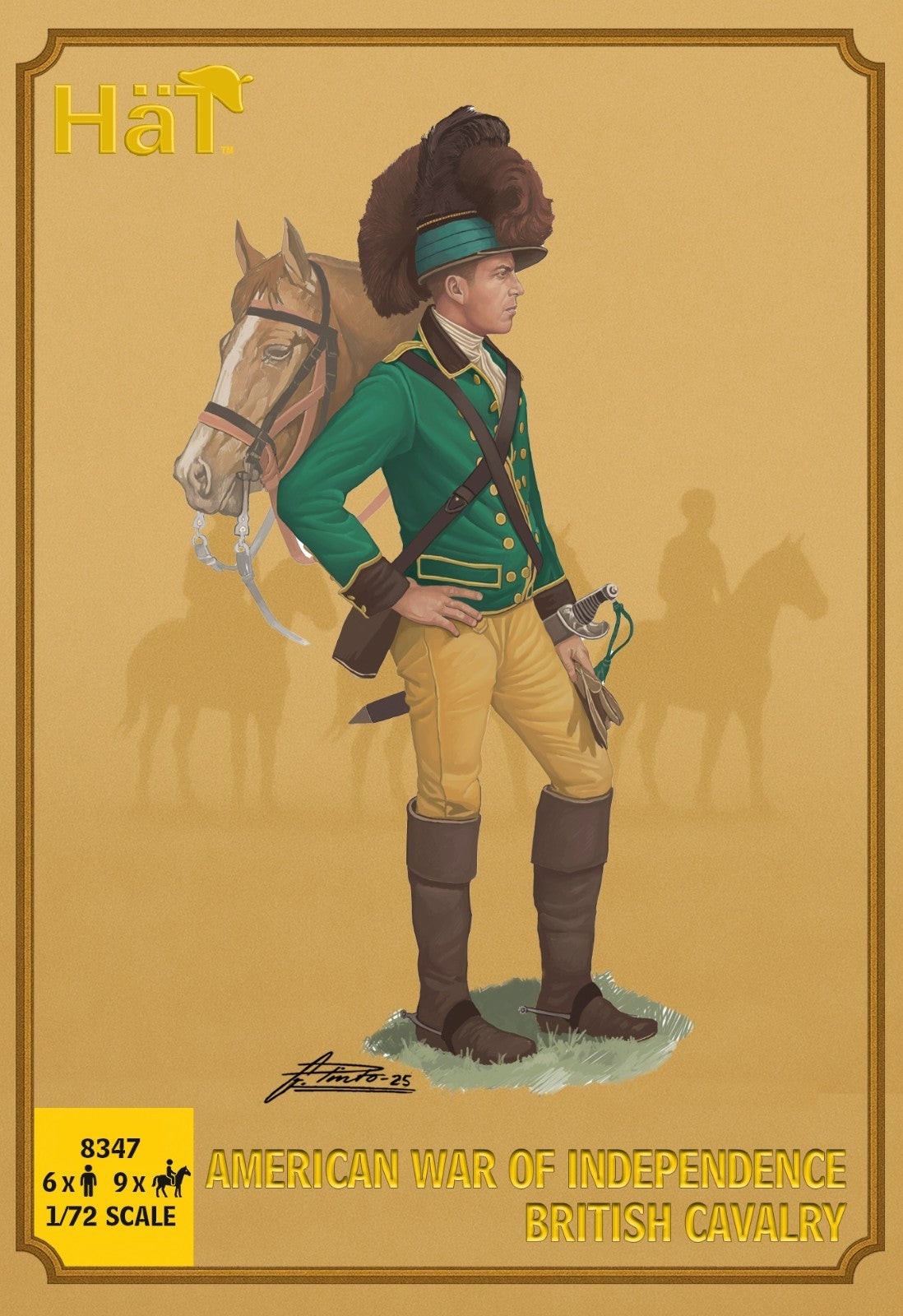 Hat Industrie 1:72 Scale American War Of Independence British Cavalry - 8347