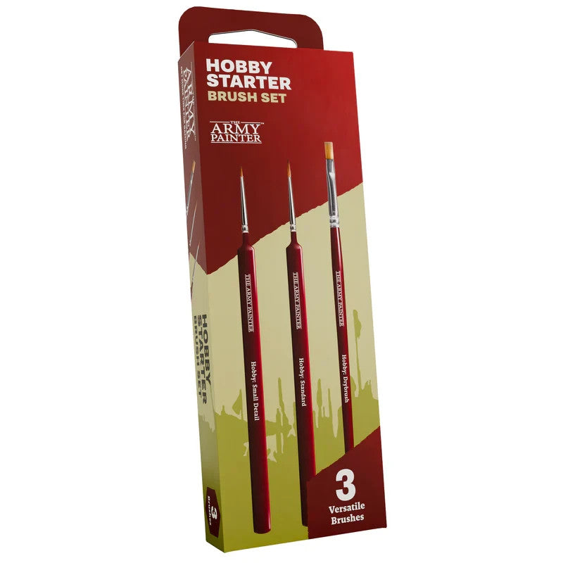 The Army Painter Hobby Starter 3 Piece Brush Set For Miniature Painting - TL5067