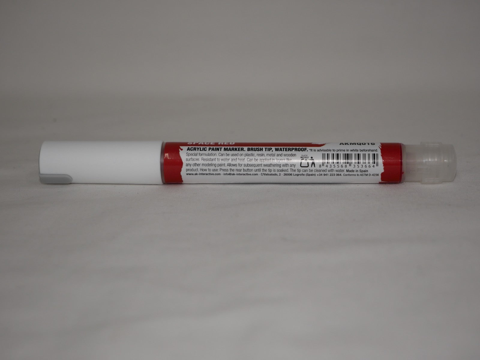 AK Interactive Acrylic Quick Gen Markers For Tabletop Wargaming Space Red - AKMQ016
