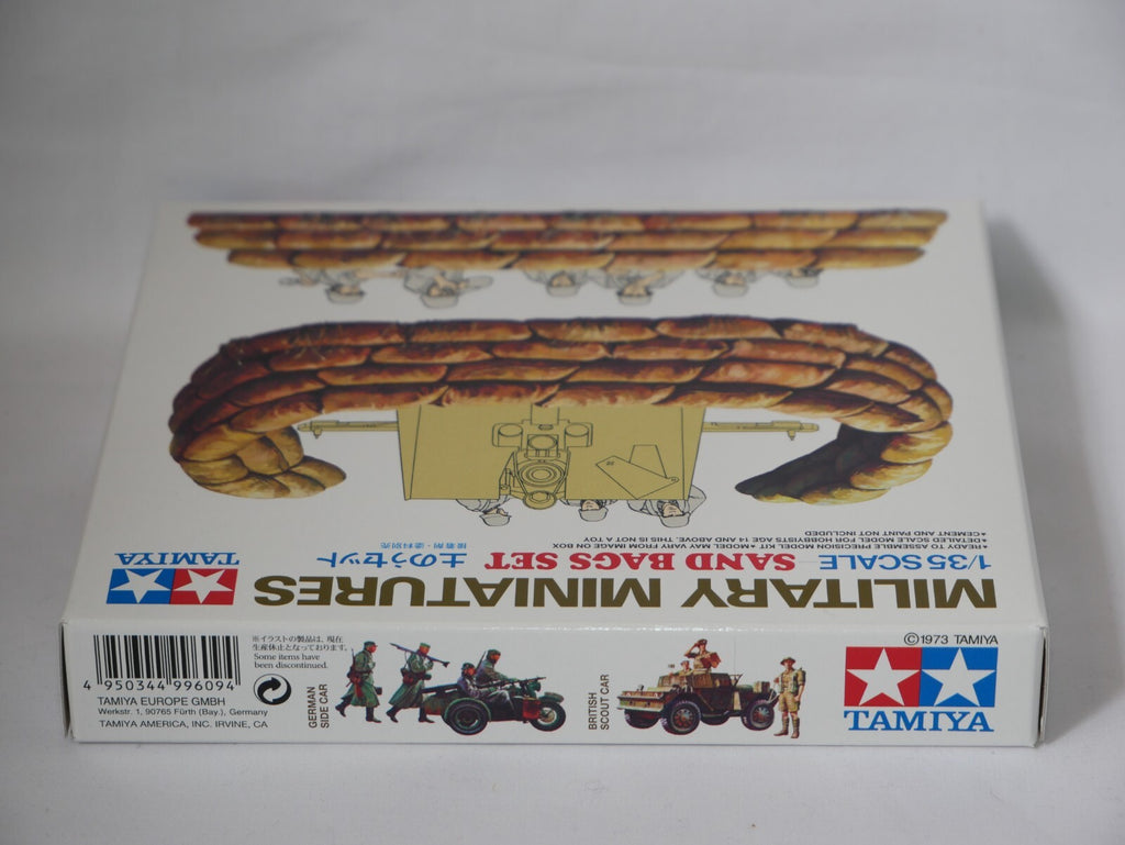Tamiya Military Miniatures 1:35 Scale (48) Piece Plastic Sand Bag Kit Set 35025