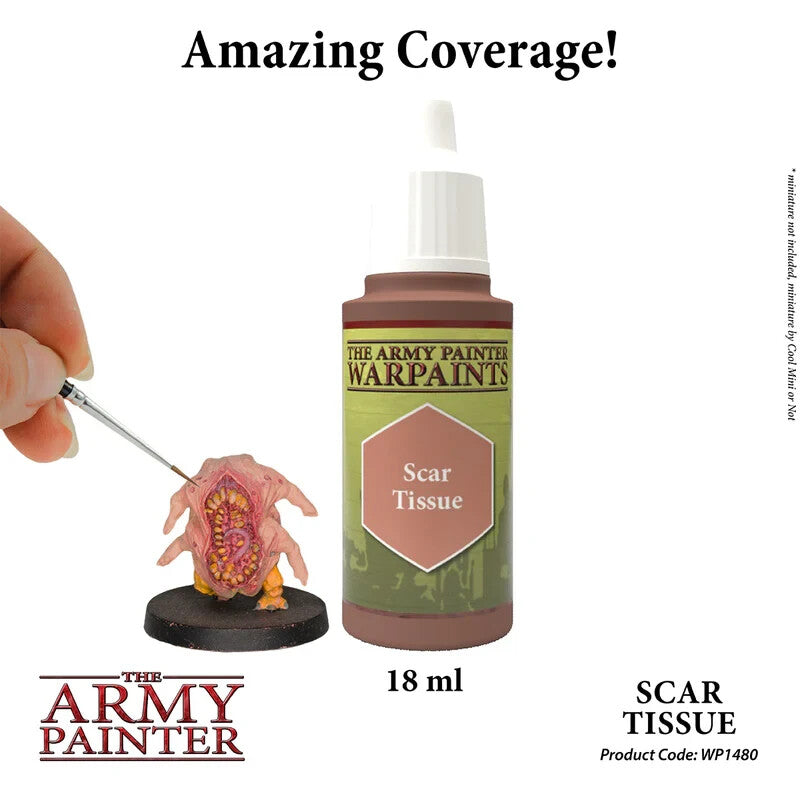 The Army Painter Warpaints Acrylic Range Scar Tissue 18ml Dropper Bottle WP1480