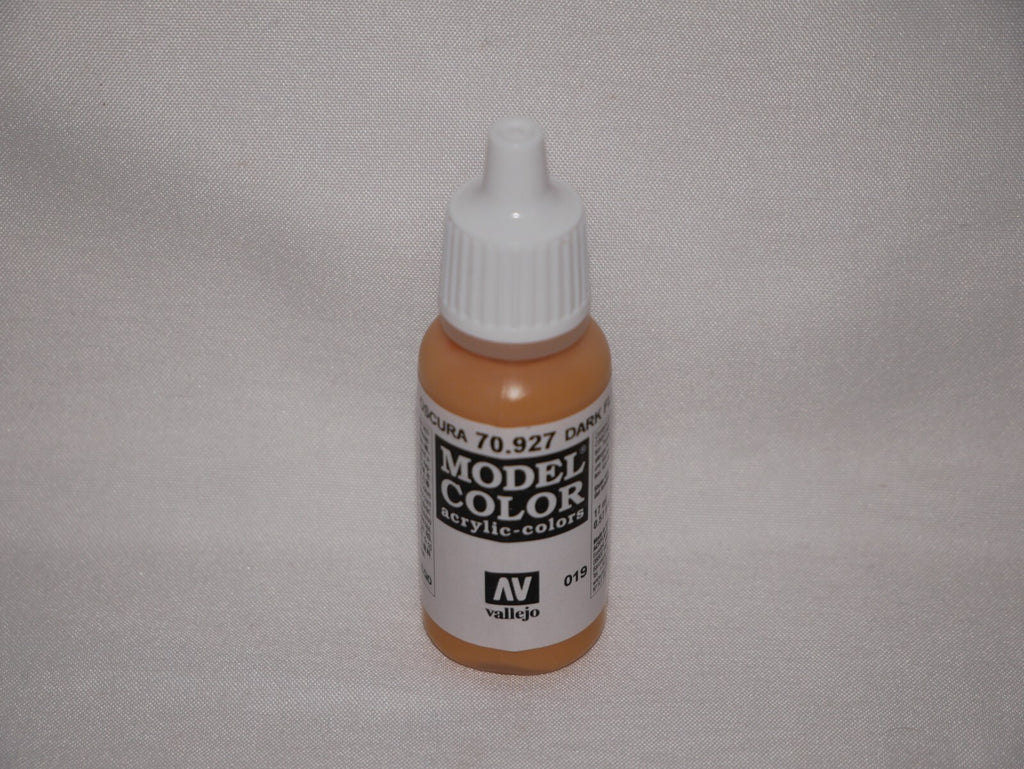 Vallejo Model Color Dark Flesh Acrylic 17ml/0.57 fl oz Dropper Bottle - 70.927