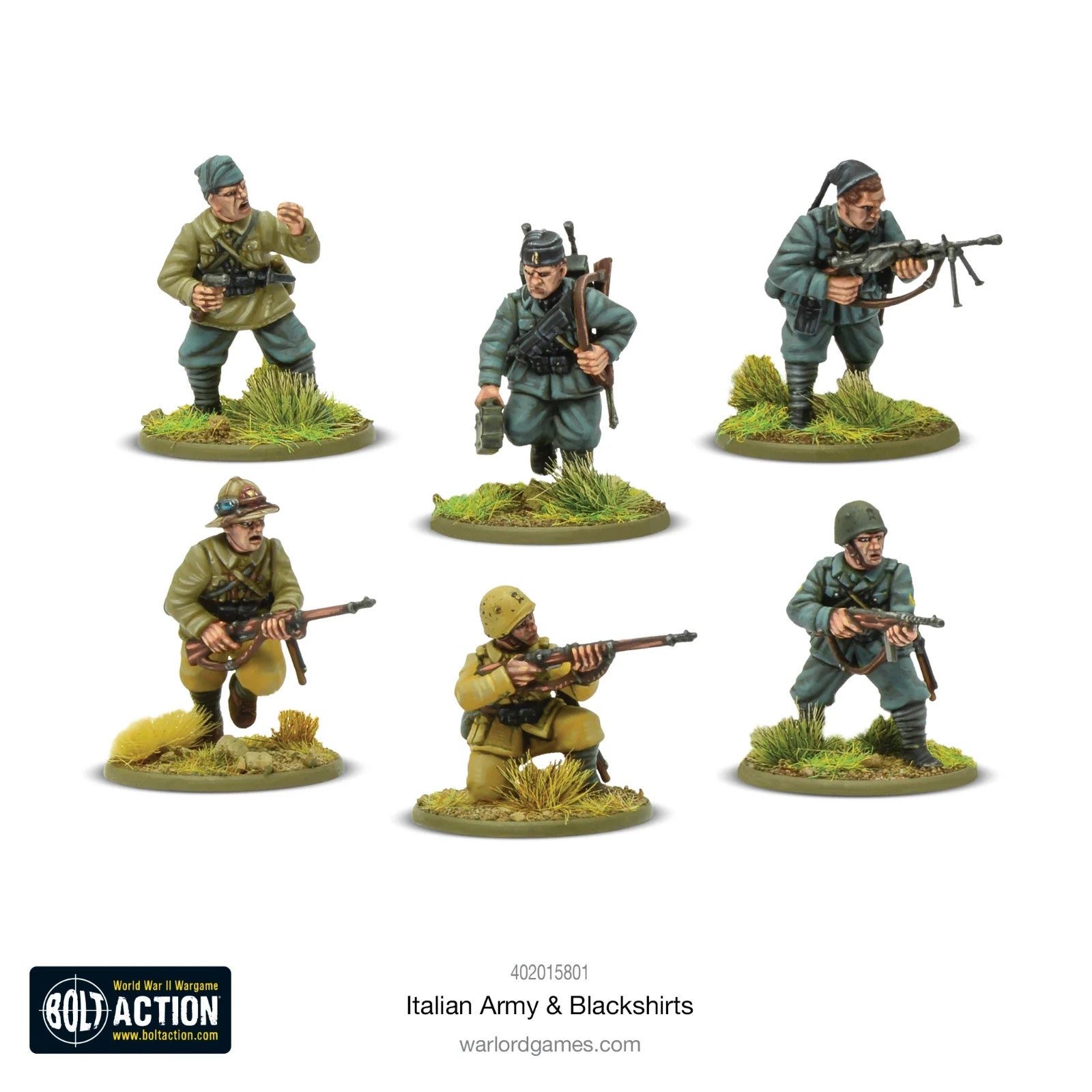 Warlord Games Bolt Action 1:56 Scale WWII Italian Army & Blackshirts - 402015801