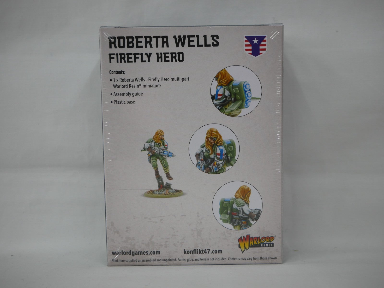 Warlord Games Konflikt 47 1:56 Scale Roberta Wells Firefly Hero Model - 453210402