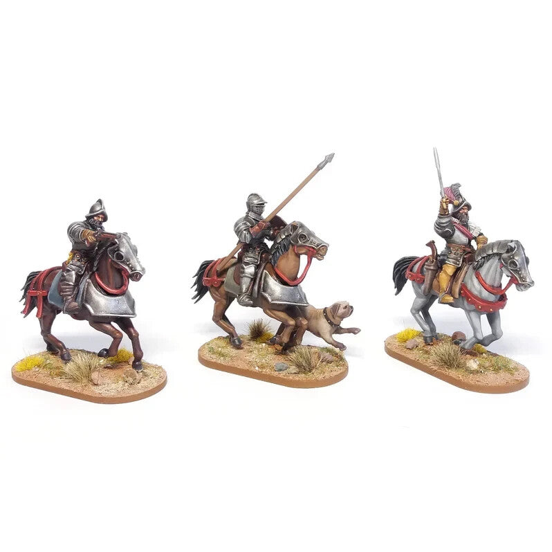 Wargames Atlantic 28mm Hard Plastic Renaissance Heavy Cavalry Figures - WAARN006