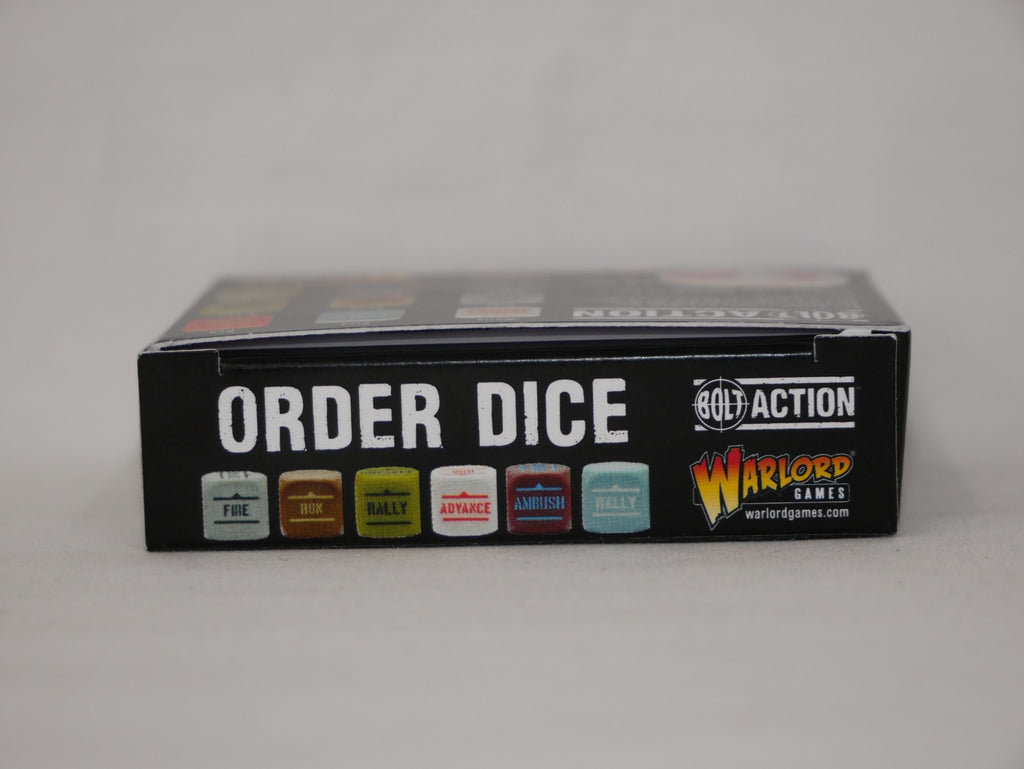 Warlord Games Bolt Action 1:56 Scale 12x Red Coloured Order Dice - (402616016)