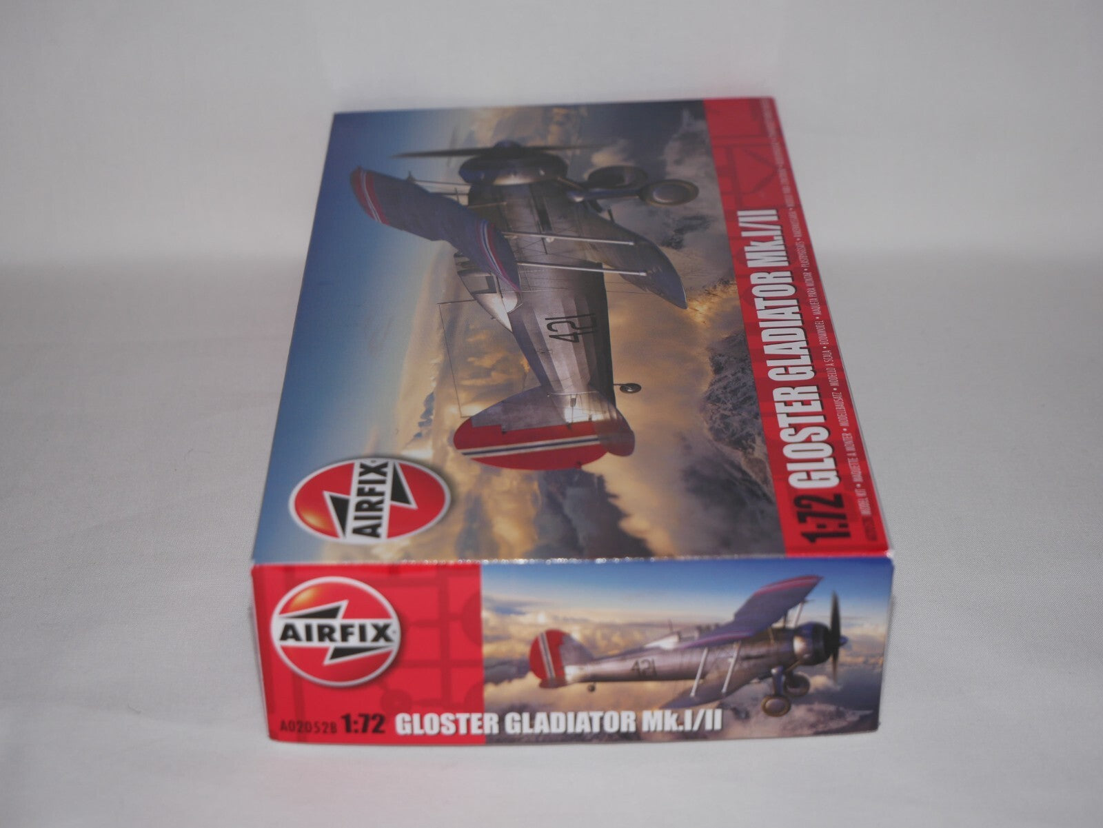 Airfix 1:72 Scale Model Kits Gloster Gladiator Mk.I/Mk.II Skill Level 1 A02052B