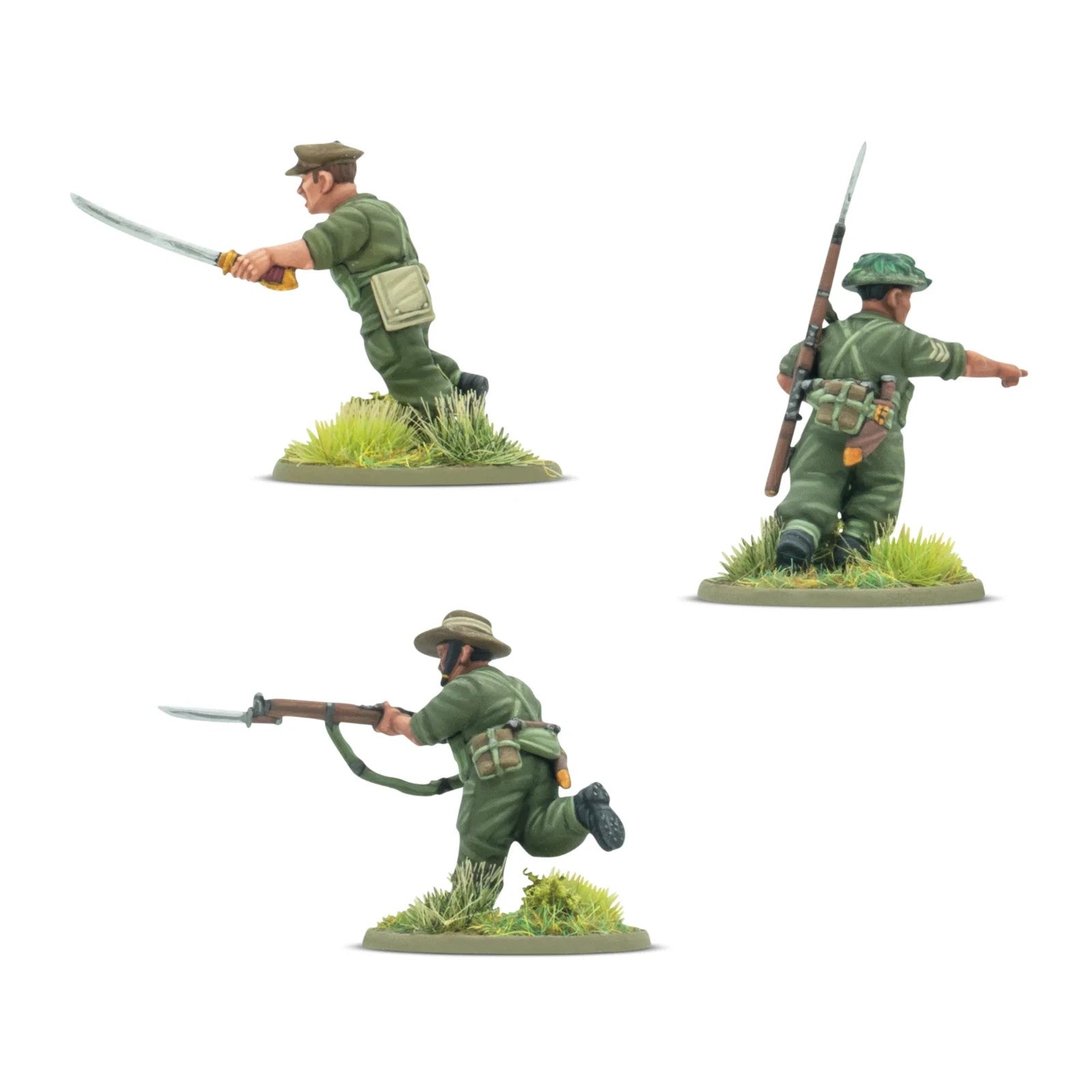 Warlord Games Bolt Action 1:56 WWII British Gurkha Infantry Platoon - 402011214