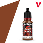 Vallejo Game Color Acrylics Grunge Brown 18ml/0.6 fl oz Dropper Bottle - 72.115