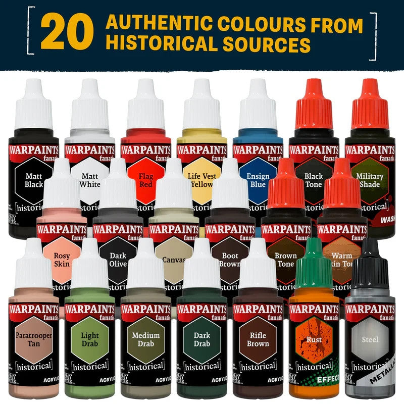 The Army Painter Historical World War II American Paint Set (20 Colours) WP8082