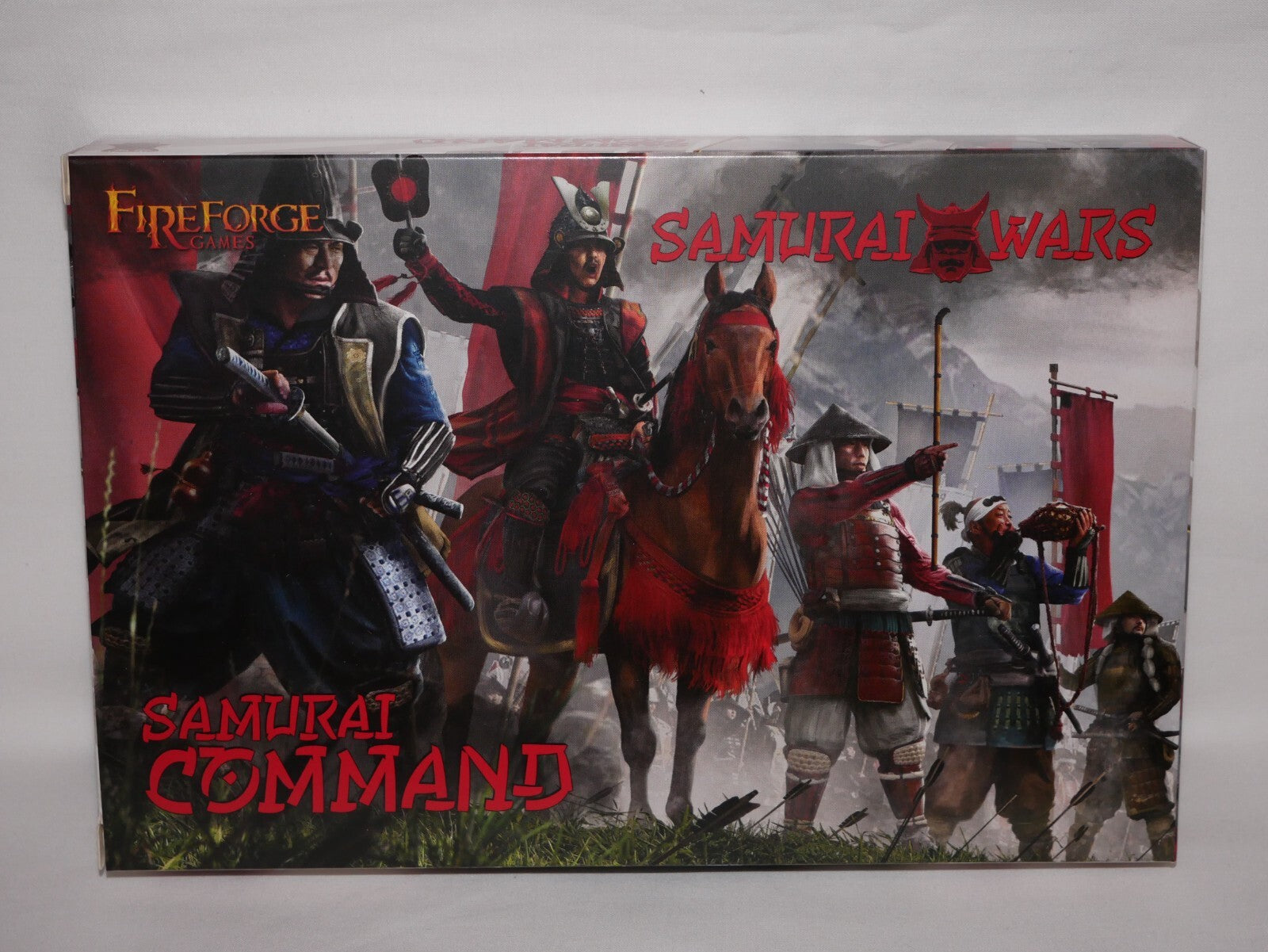 Fireforge Games Samurai Wars 28mm Scale Hard Plastic Samurai Command - SWCO01-BS