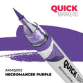 AK Interactive Acrylic Quick Gen Markers For Tabletop Games Necromancer Purple - AKMQ002