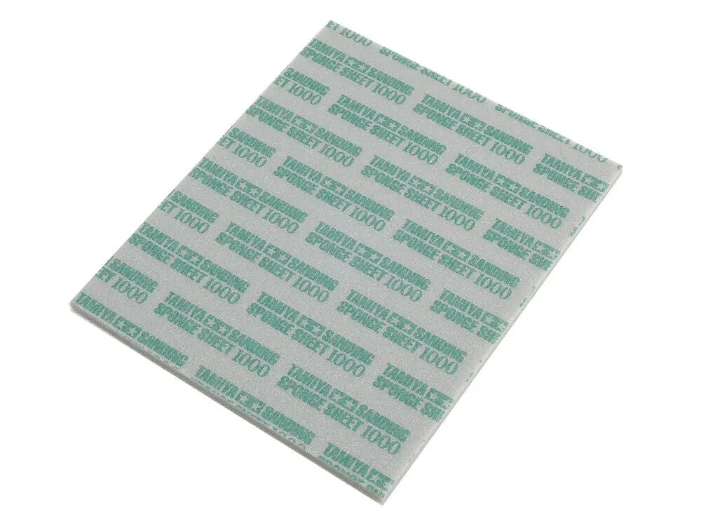 Tamiya Single Piece Flexible Sanding Sponge Sheet 1000 Grit (114 x 140mm) 87149