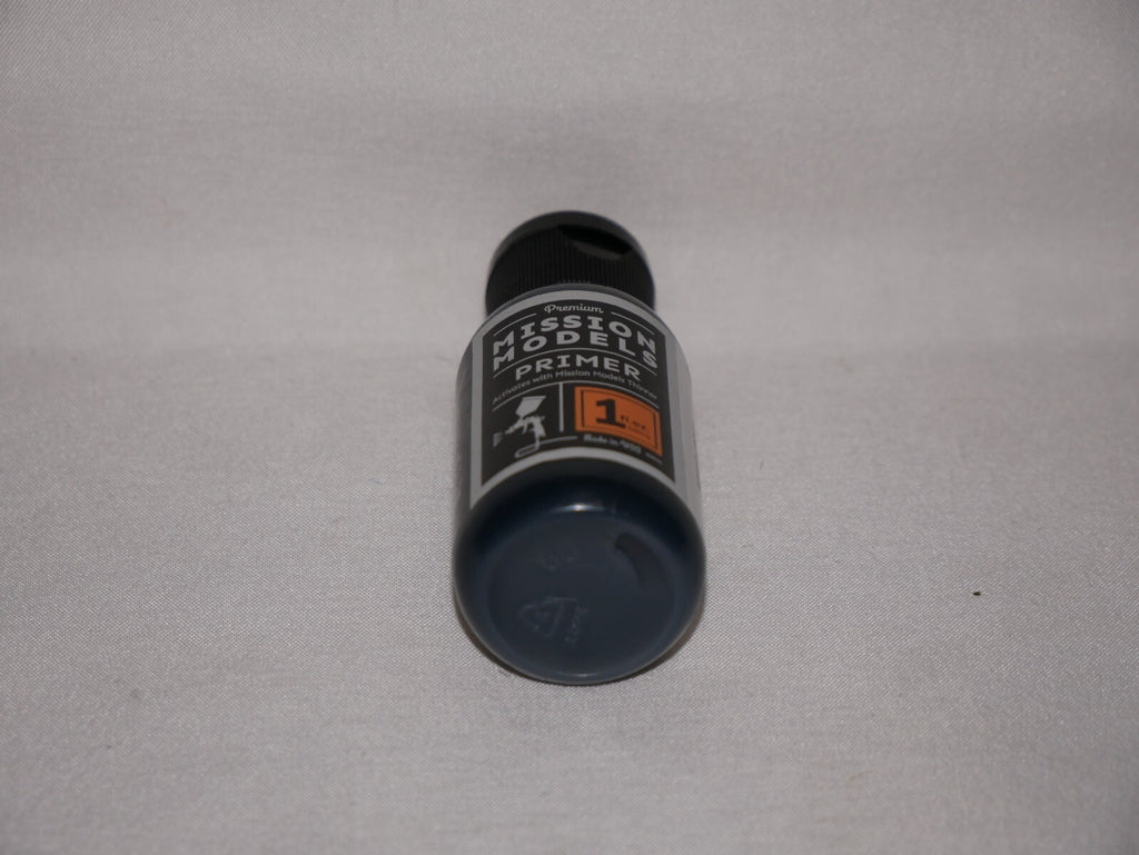 Mission Models Premium Hobby Paints Black Primer 30ml / 1 fl oz Bottle MMS - 001