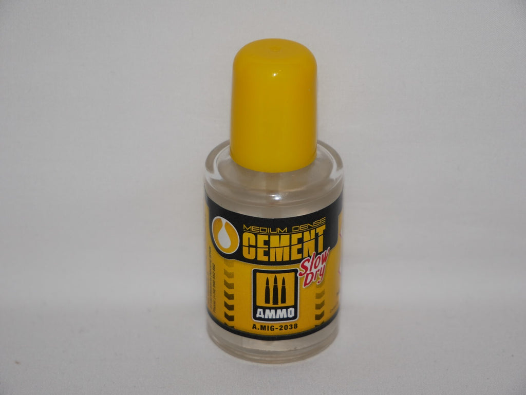 Ammo By Mig Jimenez High-Strength Medium Dense Poly Cement 30ml Jar - A.MIG-2038
