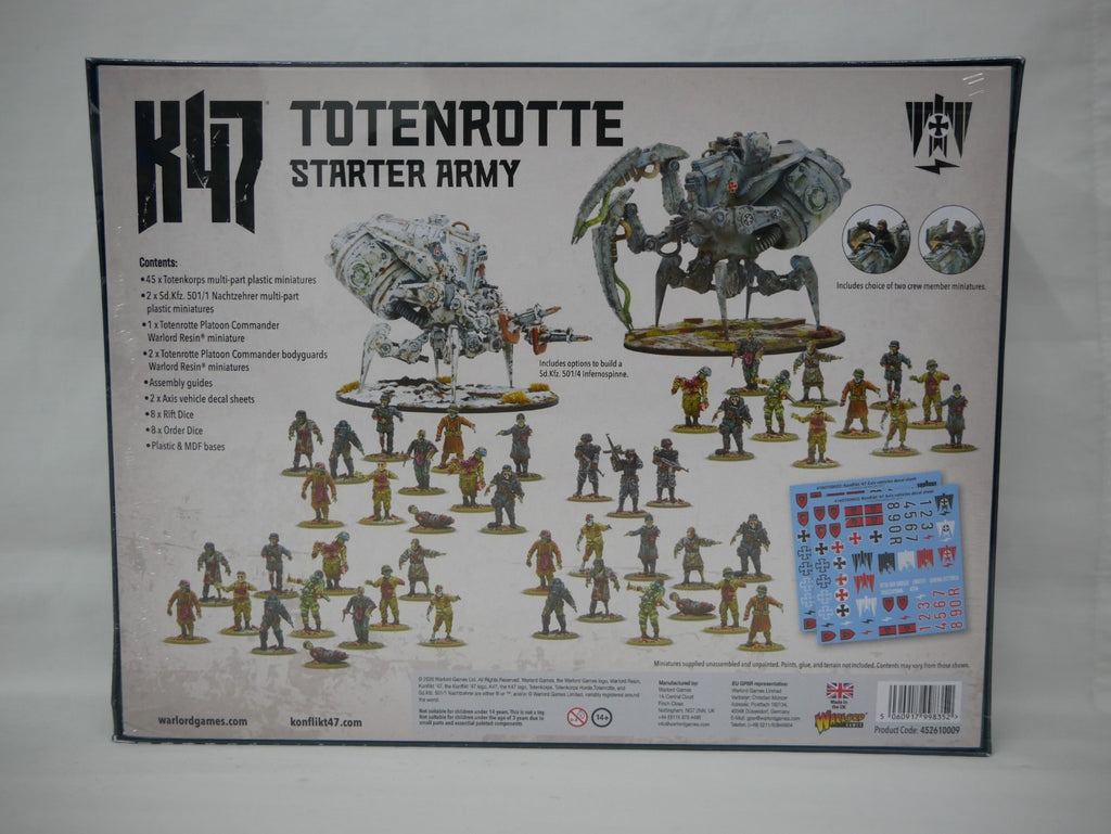 Warlord Games Konflikt 47 1:56 Scale Axis Totenrotte Starter Army Set - 452610009